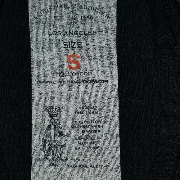 Christian Audigier. Very Rare Vintage beautiful collectible t-shirt .  L… - Picture 16 of 16